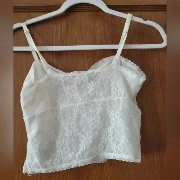 Forever 21 Lace Crop Top Size L - Picture 4 of 4
